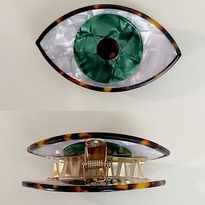 Evil Eye Acrylic Hair Claw (brand new)